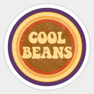 Cool beans! Sticker